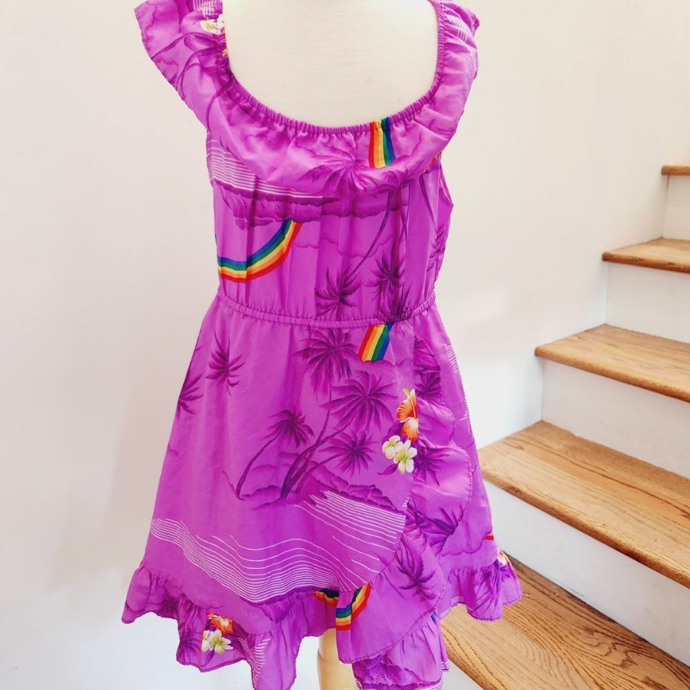 Vintage Helena Hawaiian made mini dress